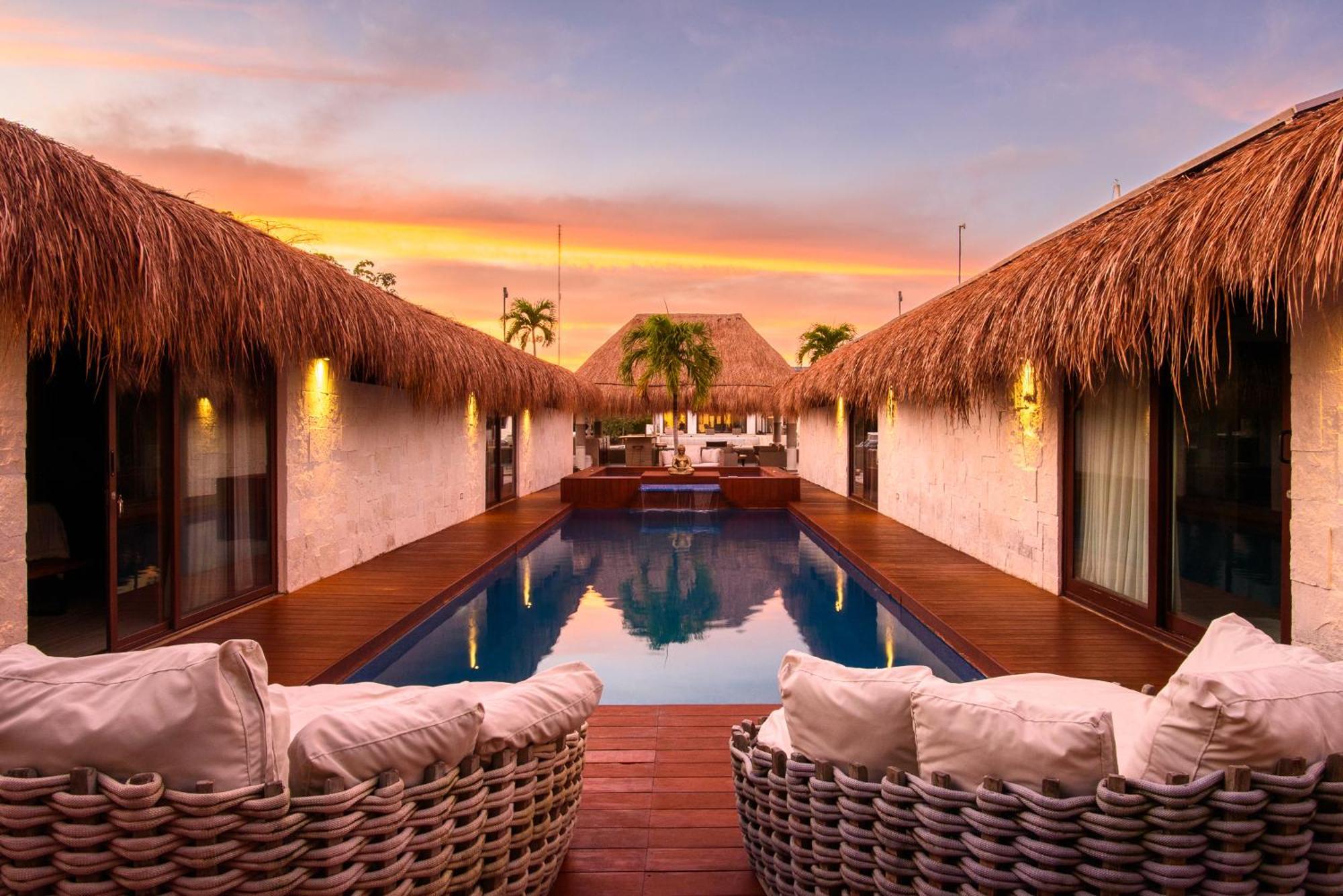 Casa Buda Villa Riviera Maya Puerto Aventuras Muelle Privado Экстерьер фото
