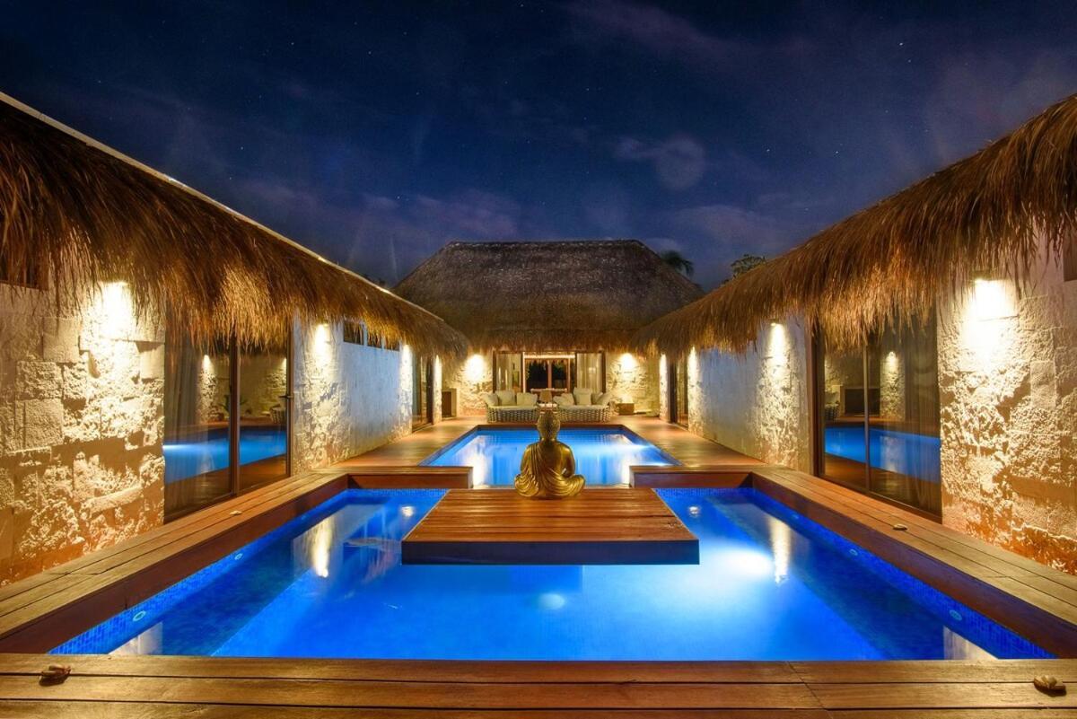 Casa Buda Villa Riviera Maya Puerto Aventuras Muelle Privado Экстерьер фото