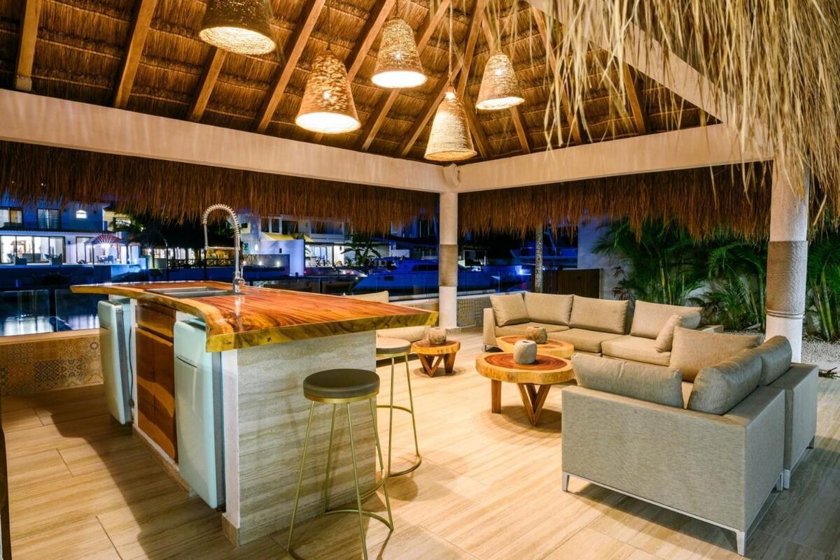 Casa Buda Villa Riviera Maya Puerto Aventuras Muelle Privado Экстерьер фото